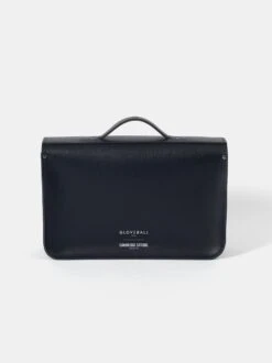 Gloverall X Cambridge Satchel 15 Inch Batchel Navy -Gloverall 11 02copy