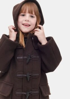 Kids Original Duffle Coat Brown -Gloverall 190603 Gloverall Ecom 7 906 8ad3c9bb ca53 4182 9350 d36d3bd493d7