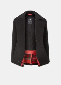 Tartan Churchill Peacoat Black Stewart 10 Tartan Churchill Peacoat Black Stewart -Gloverall 2 4e64b495 73bd 4f2d 970d 579516e27926