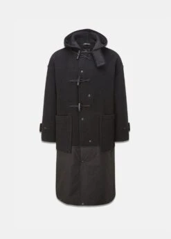 Gloverall X Engineered Garments Retractable Duffle Black 20 Gloverall X Engineered Garments Retractable Duffle Black -Gloverall 2 6b1493d7 d6c4 44d2 a8c7 58df6a98c769