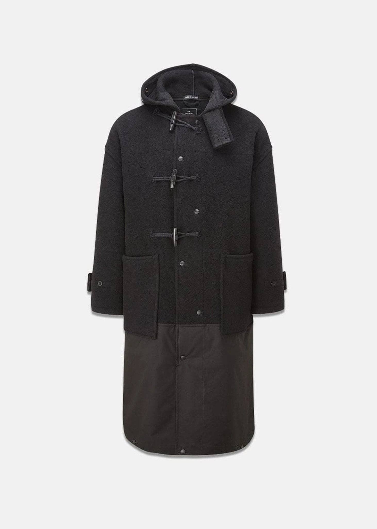 Gloverall X Engineered Garments Retractable Duffle Black 5 Gloverall X Engineered Garments Retractable Duffle Black - Image 3