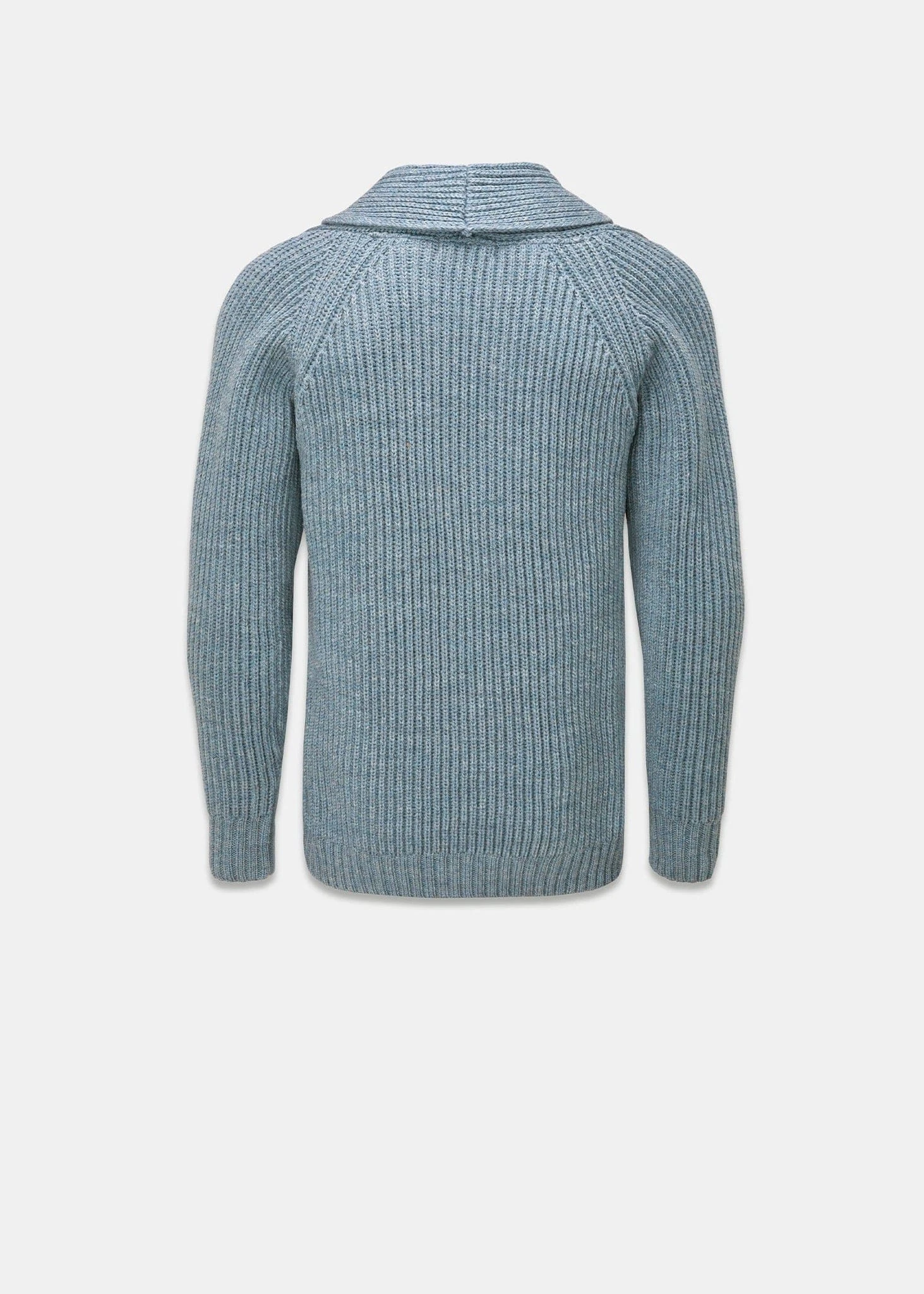 Shawl Collar Cardigan Light Blue 4 Shawl Collar Cardigan Light Blue - Image 2