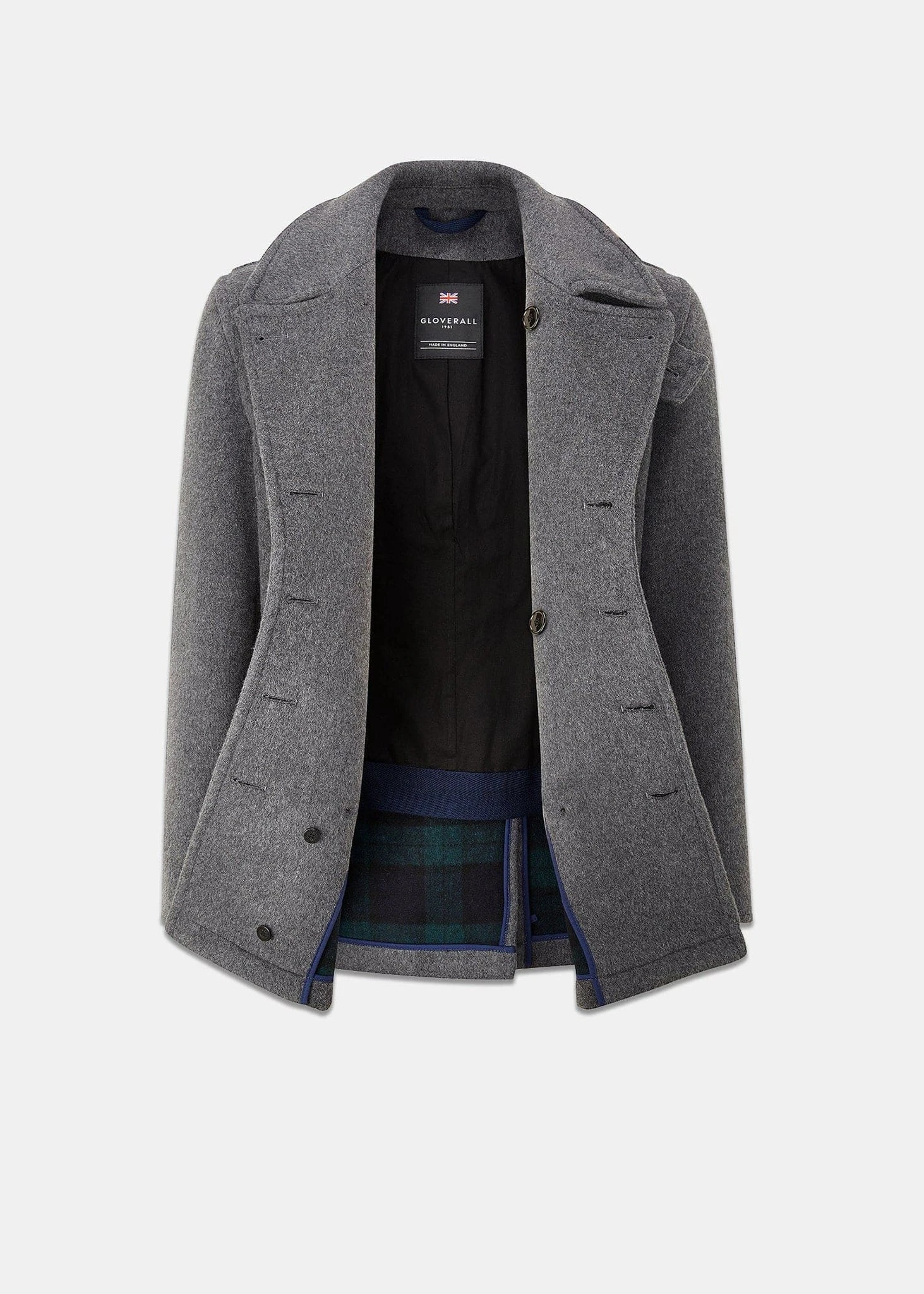 Tartan Churchill Peacoat Grey Blackwatch 5 Tartan Churchill Peacoat Grey Blackwatch - Image 3