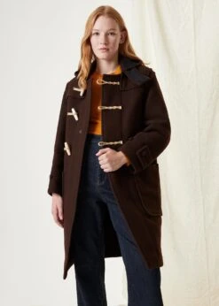 Women's Original Monty Duffle Coat Brown 8 Women's Original Monty Duffle Coat Brown -Gloverall 516552FORESTGREEN2