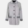 Women's George Jacket Silver Prince Of Wales -Gloverall 6142silverprinceofwales