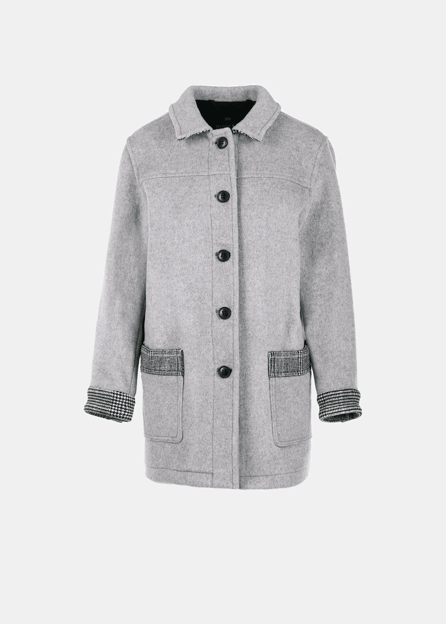 Women's George Jacket Silver Prince Of Wales 3 Women's George Jacket Silver Prince Of Wales