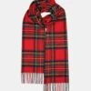 Oversized Lambswool Scarf Royal Stewart -Gloverall ABSQL STR MStewartRoyalModernLargeLambswoolScarf1 2020 300dpi RGB