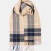 Oversized Lambswool Scarf Camel Check -Gloverall CamelCheckScarf
