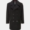 Oversized Peacoat Black Stewart