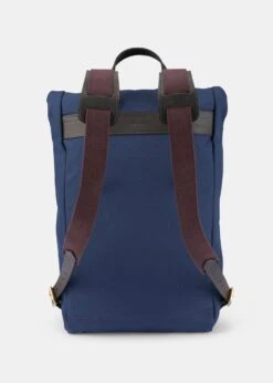Croots X Gloverall Rolltop Backpack Navy -Gloverall CrootsxGloverallRolltopBackpackNavyBack