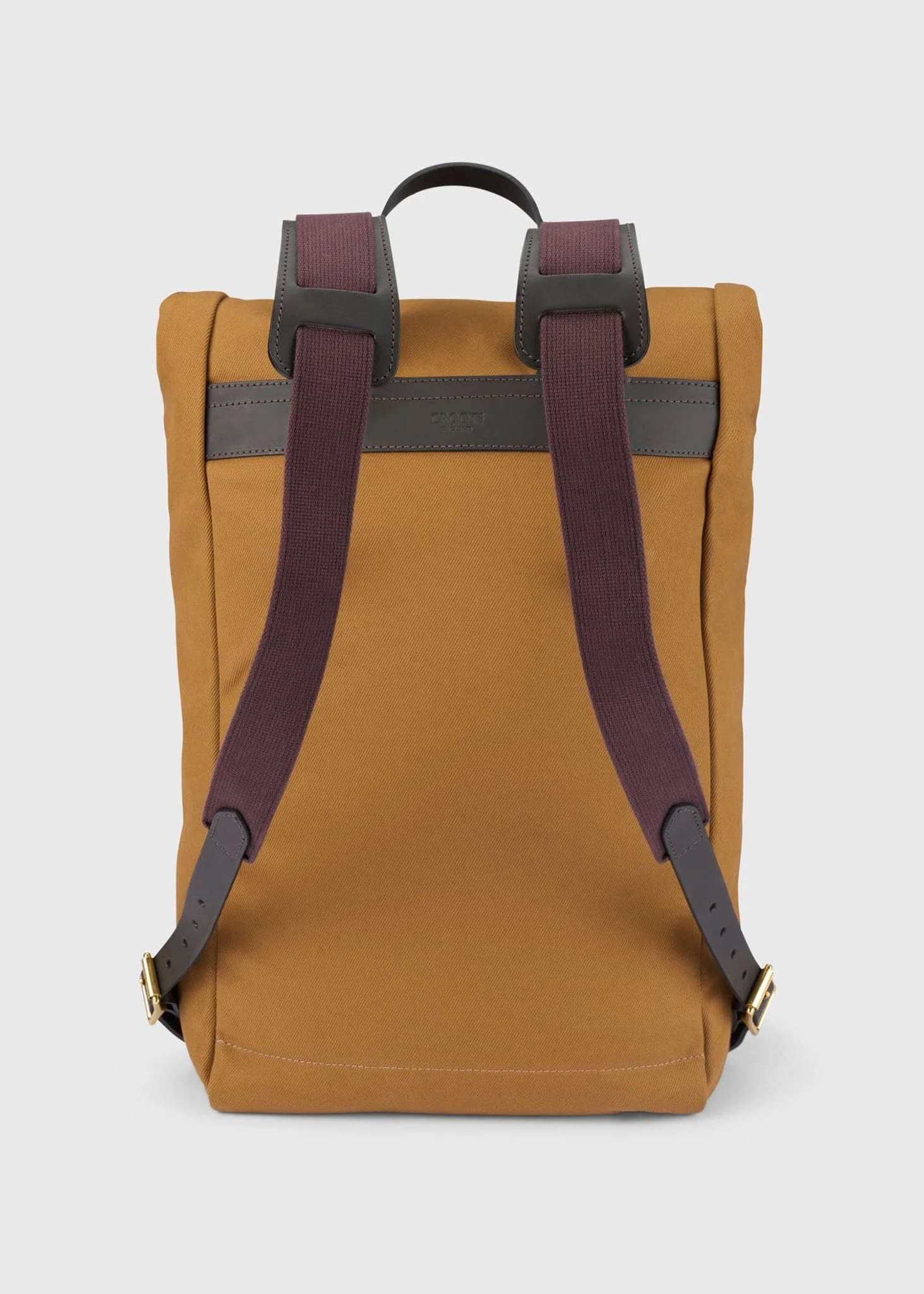 Croots X Gloverall Rolltop Backpack Tan 5 Croots X Gloverall Rolltop Backpack Tan - Image 3
