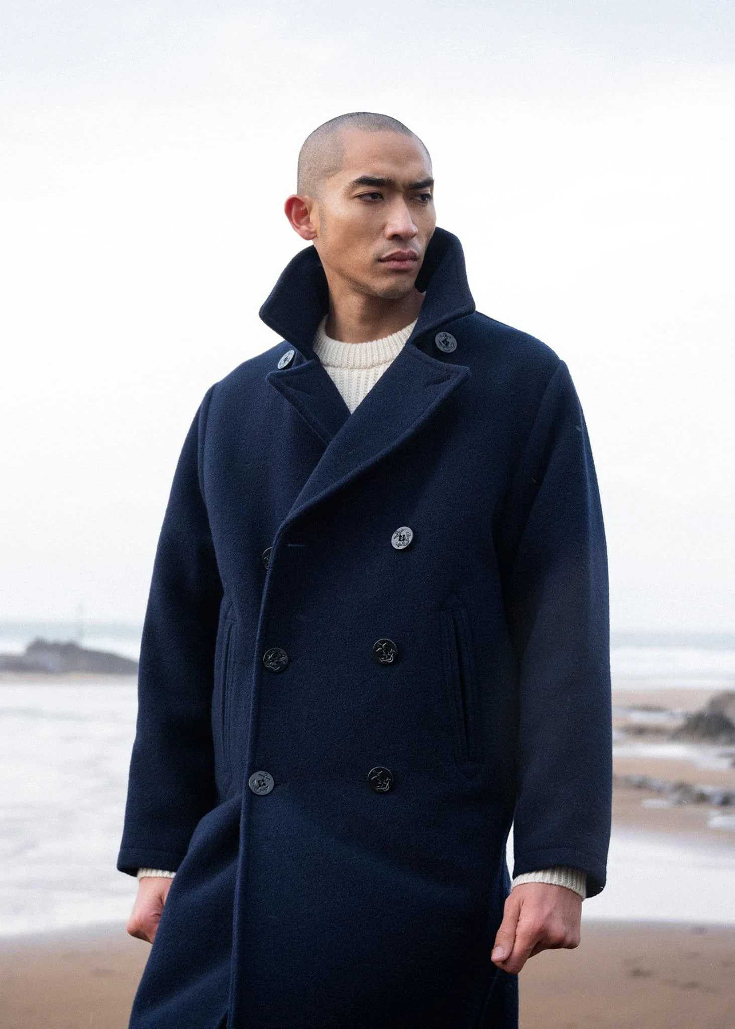 Shackleton Peacoat Navy 9 Shackleton Peacoat Navy - Image 7