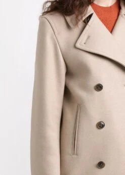 Ellen Peacoat Mink -Gloverall EllenPeacoat Mink detailcopy2