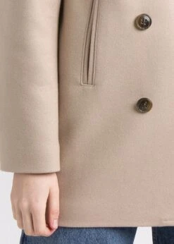 Ellen Peacoat Mink -Gloverall EllenPeacoat Mink detailcopy3