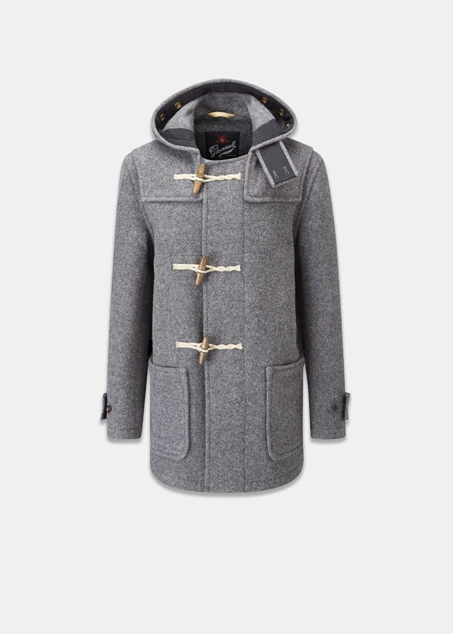 Mid Monty Duffle Coat Grey 3 Mid Monty Duffle Coat Grey