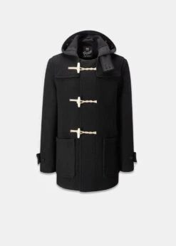 Mid Monty Duffle Coat Black