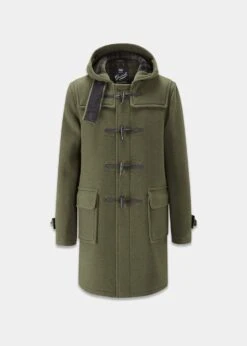 Morris Duffle Coat Loden Check