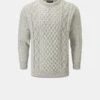 Aran Jumper Light Grey -Gloverall GLOVERALLMENSCONCUTOUTTEMPLATE f44e1dbc bdee 48ce 9bce 2e6e63f433fb