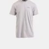 Embroidered Organic Cotton T-Shirt Grey -Gloverall GLOVERALLMENSSS23CUTOUTTEMPLATE