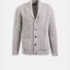 Shawl Collar Cardigan Light Grey -Gloverall GLOVERALLMENSSS23CUTOUTTEMPLATE 24ef84b6 f777 4c94 a9ec 116c251ae8e4