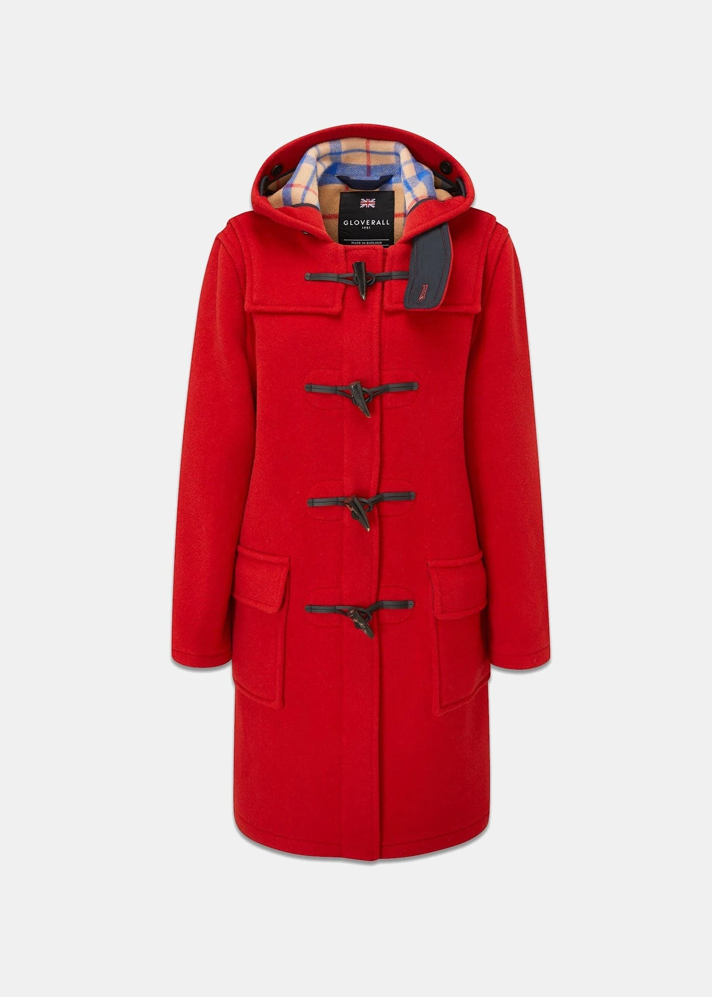 Women's Original Duffle Coat Red Thomson 3 Women's Original Duffle Coat Red Thomson
