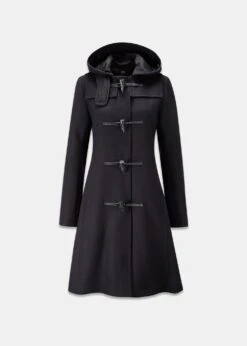 Women's Swing Duffle Coat Black