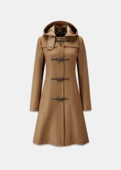 Women's Swing Duffle Coat Camel