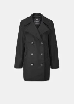 Ellen Peacoat Black 10 Ellen Peacoat Black -Gloverall GLOVERALLWOMENSSURPLUSCUTOUTTEMPLATE f722fdb9 d5a7 4080 96a9 1dee71293565