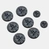 Black Anchor Design Buttons 2 Black Anchor Design Buttons -Gloverall GLV 4155