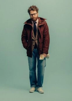 Kipling Short Parka Brick Red -Gloverall KiplingShortParka