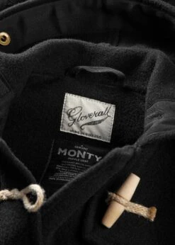 Women's Original Monty Duffle Coat Black -Gloverall L438552 BLACK DETAIL 01