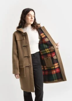 Women's Original Duffle Coat Camel Buchanan -Gloverall LC3120 CTOriginalDuffle CamelBuchananctdetail