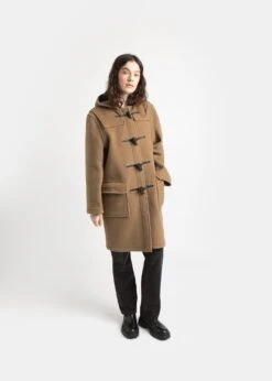 Women's Original Duffle Coat Camel Buchanan -Gloverall LC3120 CTOriginalDuffle CamelBuchananctfront