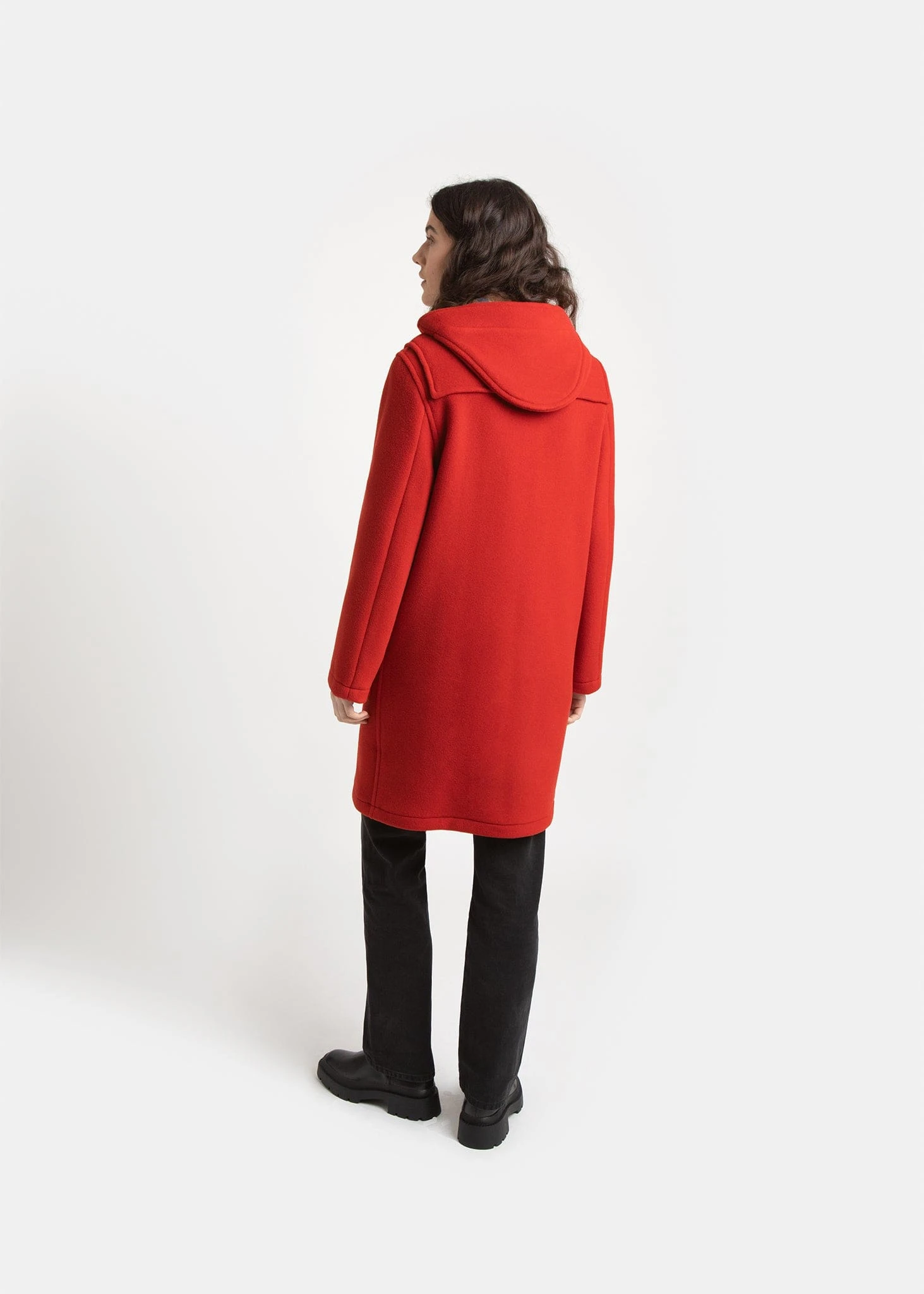 Women's Original Duffle Coat Red Thomson 5 Women's Original Duffle Coat Red Thomson - Image 3