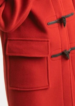 Women's Original Duffle Coat Red Thomson 15 Women's Original Duffle Coat Red Thomson -Gloverall LC3120 CTOriginalDuffle RedTartanctdetail03