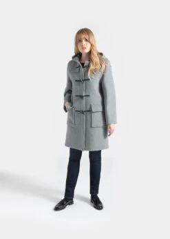 Women's Original Duffle Coat Silver Prince Of Wales -Gloverall LC3120 CT OriginalDuffleCoat SilverPrinceofWales 001 846bc7c5 37e6 4fbb aa1e 2eb827647743