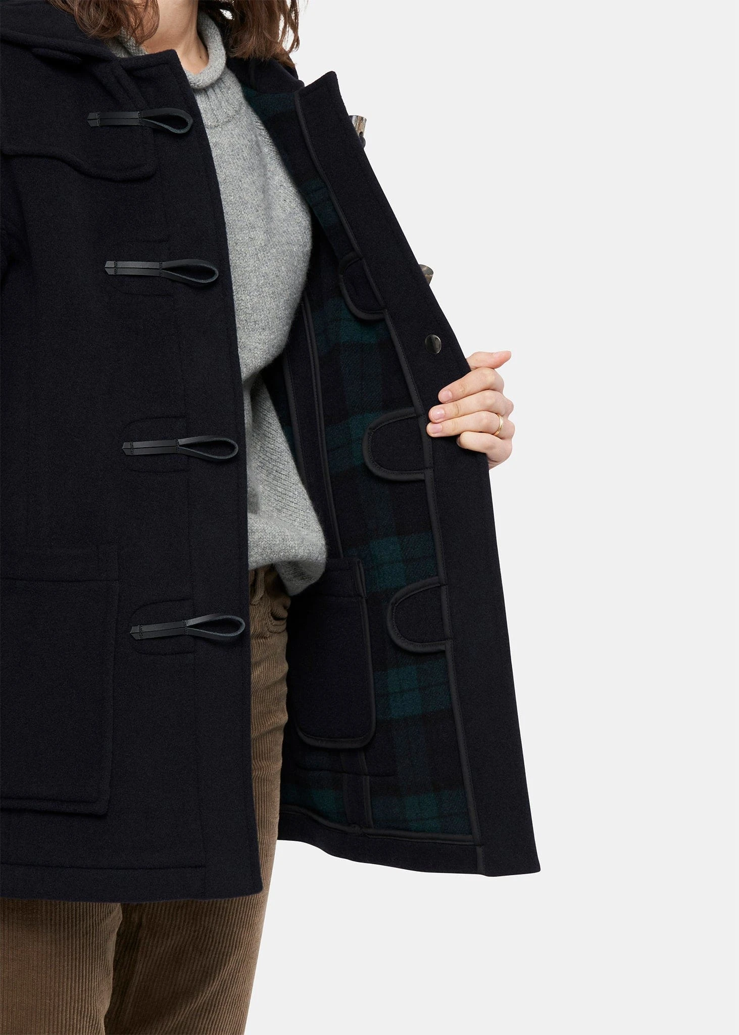 Short Slim Fit Duffle Navy Blackwatch 4 Short Slim Fit Duffle Navy Blackwatch - Image 2