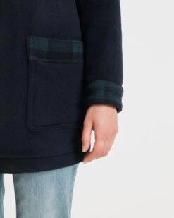 Women's George Jacket Navy Blackwatch 9 Women's George Jacket Navy Blackwatch -Gloverall LS6142NABLCLOSEUP