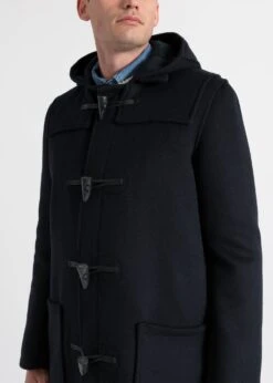 Mid Length Duffle Coat Navy Blackwatch 10 Mid Length Duffle Coat Navy Blackwatch -Gloverall MC3251 MidLengthDuffle 004
