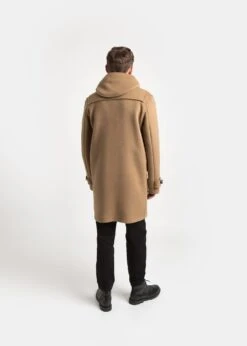Morris Duffle Coat Camel Buchanan -Gloverall MC3512 CTMorrisDuffle CamelBuchananctback