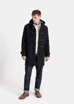 Morris Duffle Coat Navy Dress Gordon 10 Morris Duffle Coat Navy Dress Gordon -Gloverall MC3512NADRMorrisDuffle NavyDressGordon001