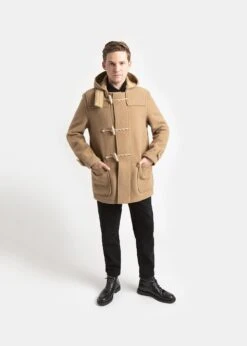 Mid Monty Duffle Coat Camel 11 Mid Monty Duffle Coat Camel -Gloverall MC3577MidMonty Camel52front