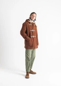 Mid Monty Duffle Coat Rust -Gloverall MC3577 RUTMidMontyRust Front 1
