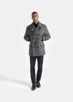Churchill Peacoat Grey -Gloverall MC7690 EM CPC ChurchillPeacoat Grey 001