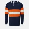 AWMS Rugby Shirt Navy -Gloverall MJ1002 NAY RUGBY SHIRT NAVY 01