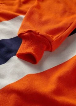 AWMS Rugby Shirt Orange -Gloverall MJ1002 ORE RUGBY SHIRT ORANGE 04