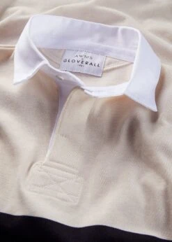 AWMS Rugby Shirt Stone -Gloverall MJ1002 STE RUGBY SHIRT STONE 03