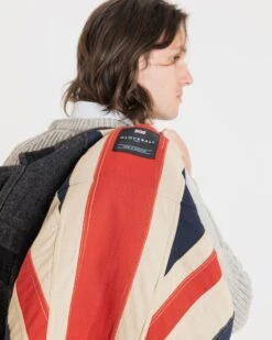Union Jack Mid Monty Duffle Charcoal 12 Union Jack Mid Monty Duffle Charcoal -Gloverall MJ5005UJMONTYUJ