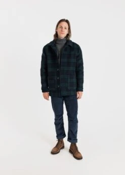 George Jacket Blackwatch Navy -Gloverall MODEL2