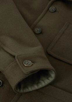Moss Jacket Khaki -Gloverall MS5177 Moss Khaki detail